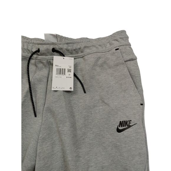 Nike Tech Fleece Pants Joggers Sweatpants Heather Grey Cuffed CU4495-063 Sz XXL - Picture 3 of 6